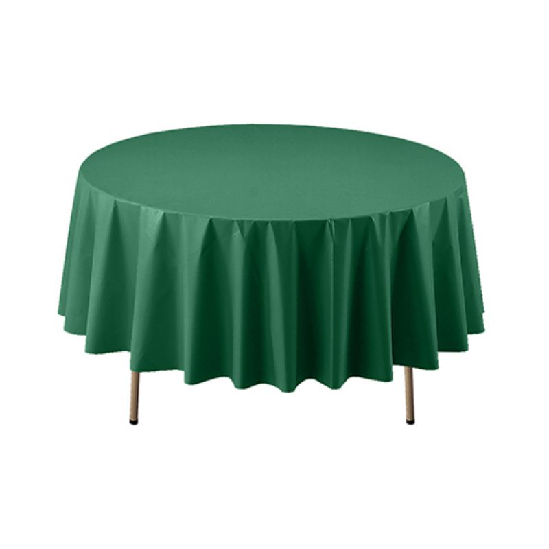 TABLECOVER GREEN ROUND 84