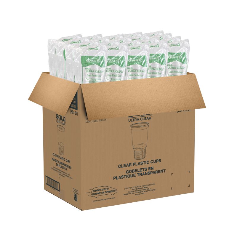CUP PLASTIC CLEAR 32 OZ