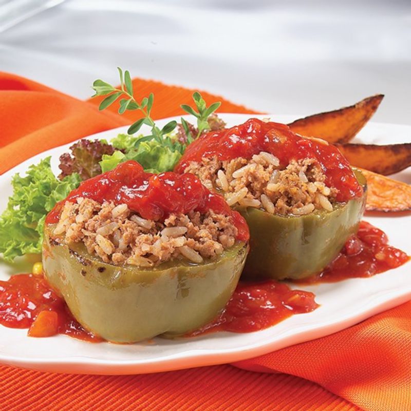 ENTREE STUFFED GREEN PEPPER
