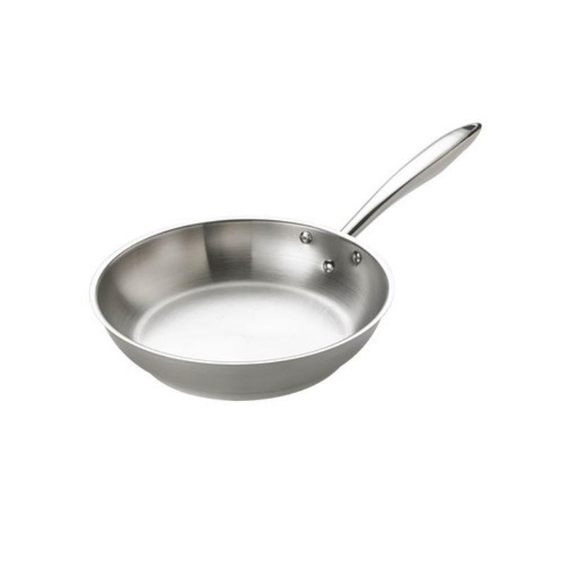 PAN FRY 9.5X2 N/LID NAT FINISH
