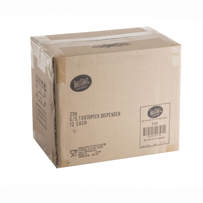 DISPENSER TOOTHPICK S/S