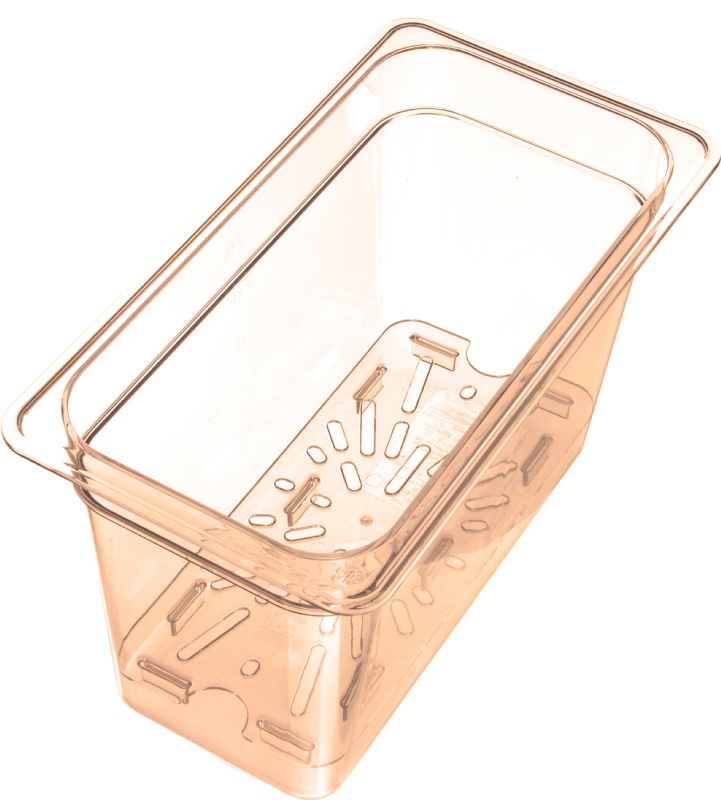 GRATE DRAIN HIGH HEAT PLASTIC 1/3 SZ