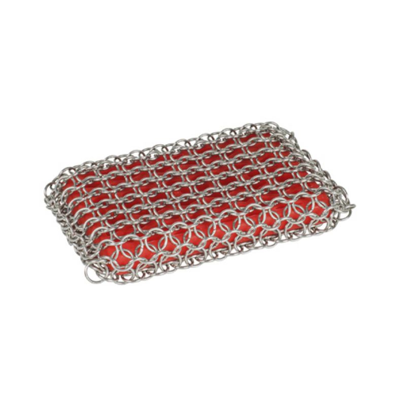 PAD SCRUB HVY DUTY SCOUR RED 4.75X3