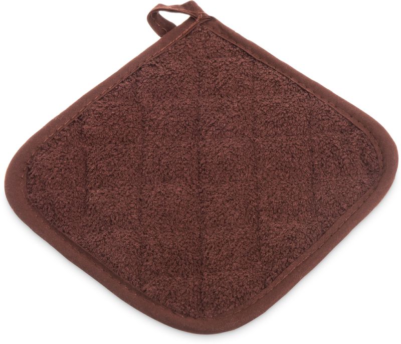 POT HOLDER TERRY BROWN 8X8