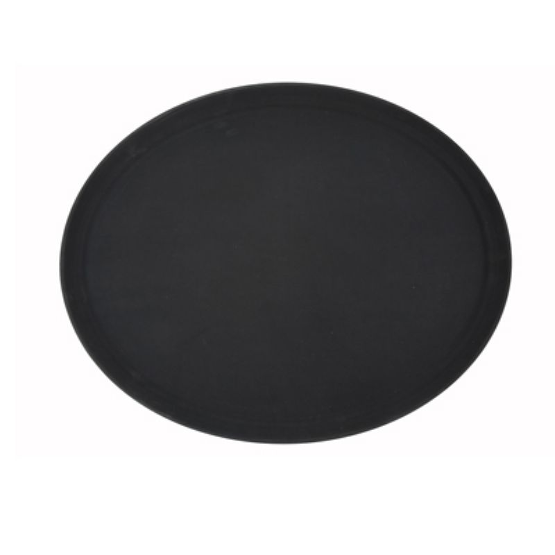 TRAY SERVING OVAL BLACK 26"X22