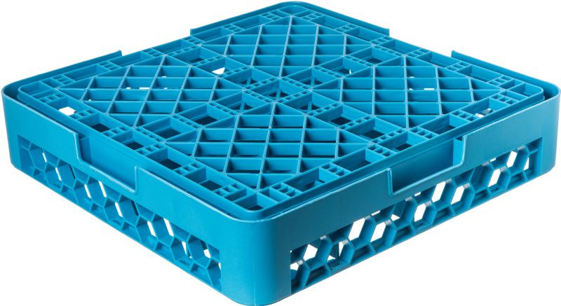 RACK GLASS FULL SIZE BLUE 16 COMP