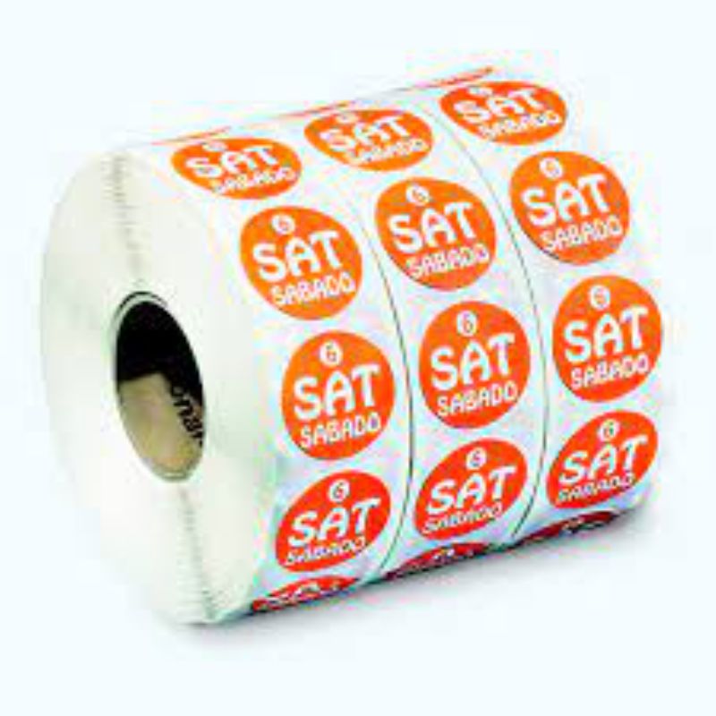 LABEL SATURDAY DAY DOT BILINGUAL