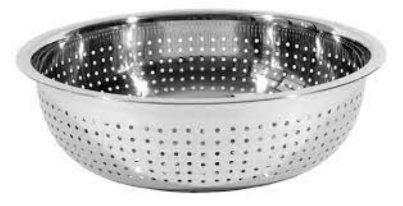 COLANDER SMALL HOLE S/S 11