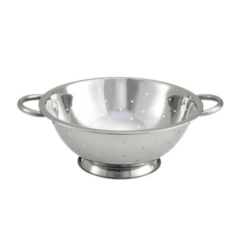 COLANDER S/S 5 QT 12" DIAM W/BASE