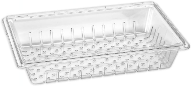 COLANDER FOOD STORAGE BOX CLR 26X18