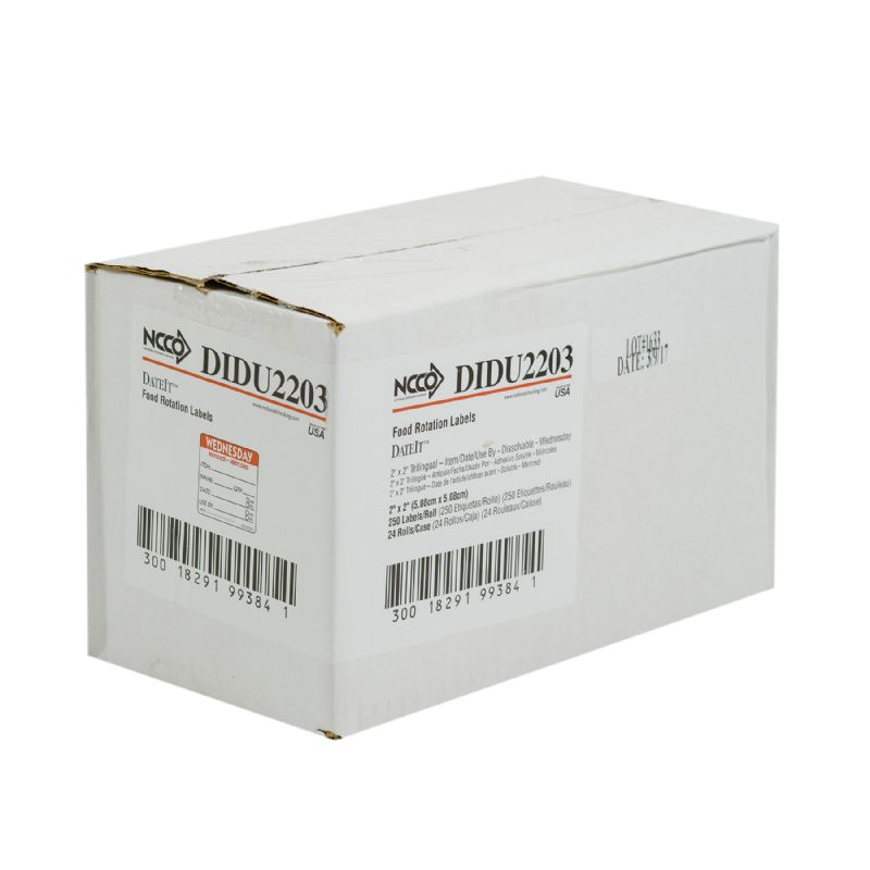 LABEL ITEM/DATE/USE 2X2 WEDNESDAY