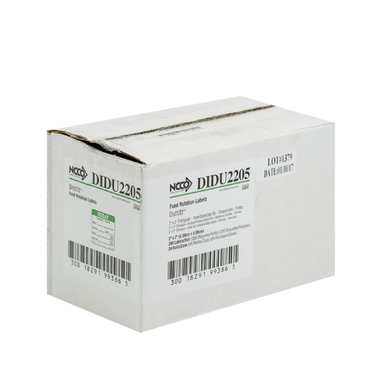 LABEL ITEM/DATE/USE 2X2 FRIDAY