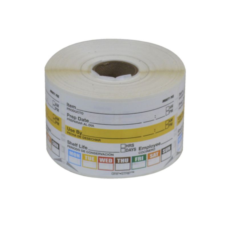 LABEL SHELF LIFE DURAPEEL ROLL 2X3