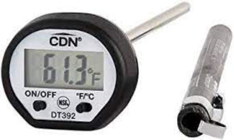 THERMOMETER POCKET DIGITAL 5" STEM