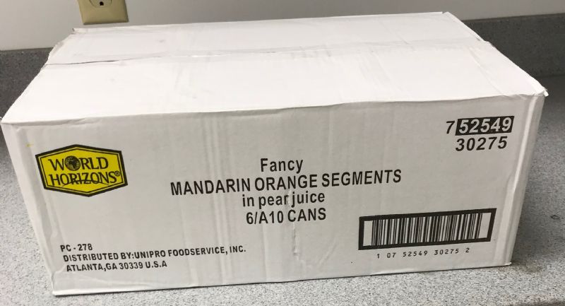 ORANGE MANDARIN WHL SEG JUICE