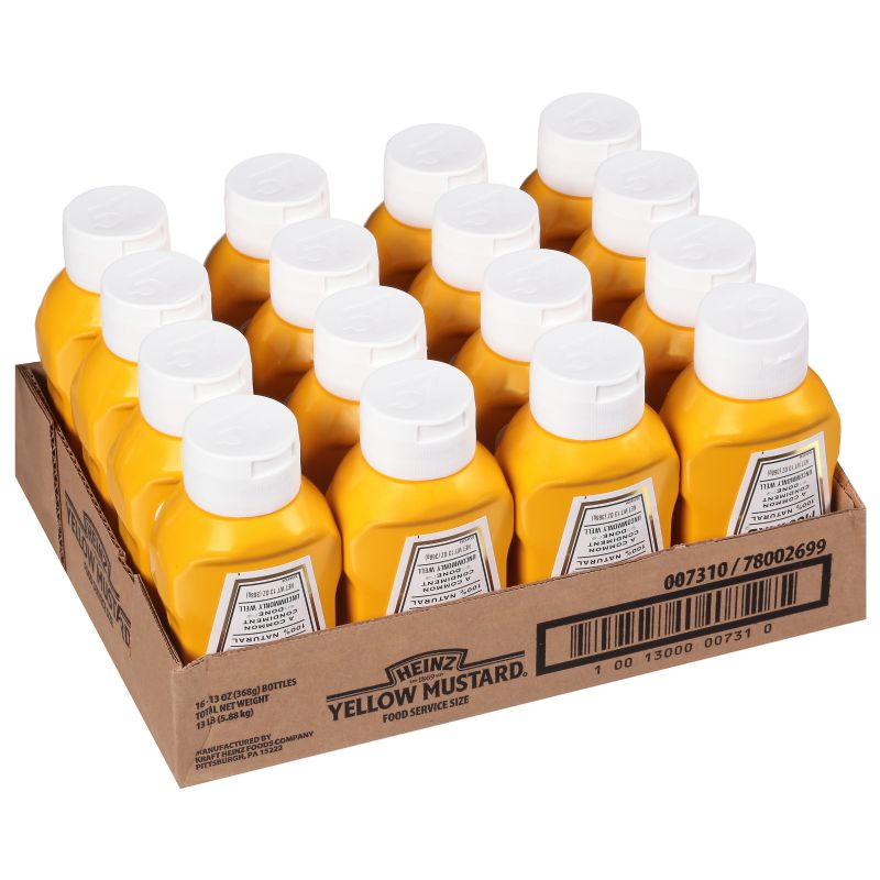 MUSTARD BOTTLE UPSIDE DOWN