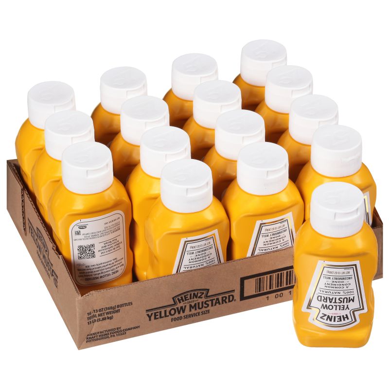 MUSTARD BOTTLE UPSIDE DOWN