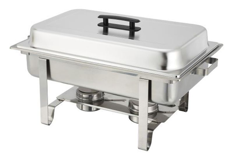 CHAFER DISH FULL SZ RECT W/LID 8 QT