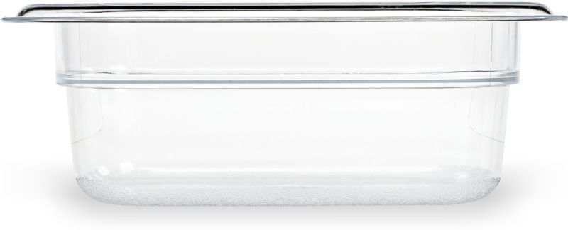 PAN FOOD CLEAR PLASTIC 1/9 SZ 2.5"DP