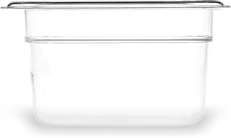PAN FOOD PLASTIC CLEAR 1/9 SZ 4" DP