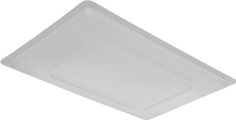COVER FOOD BOX PLASTIC WHITE 26X18