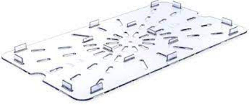 SHELF DRAIN FULL SZ FOOTED