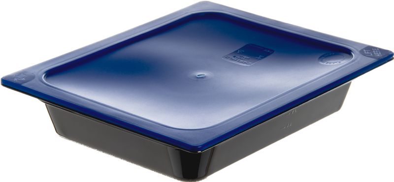 COVER FOOD PAN SOLID PLASTIC 1/2 SIZE