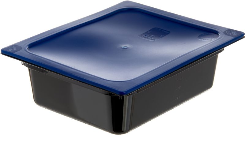 COVER FOOD PAN SOLID PLASTIC 1/2 SIZE