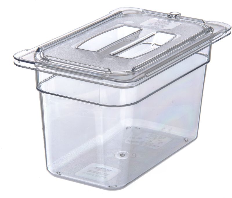 COVER FOOD PAN SOLID PLS CLEAR 1/4SZ