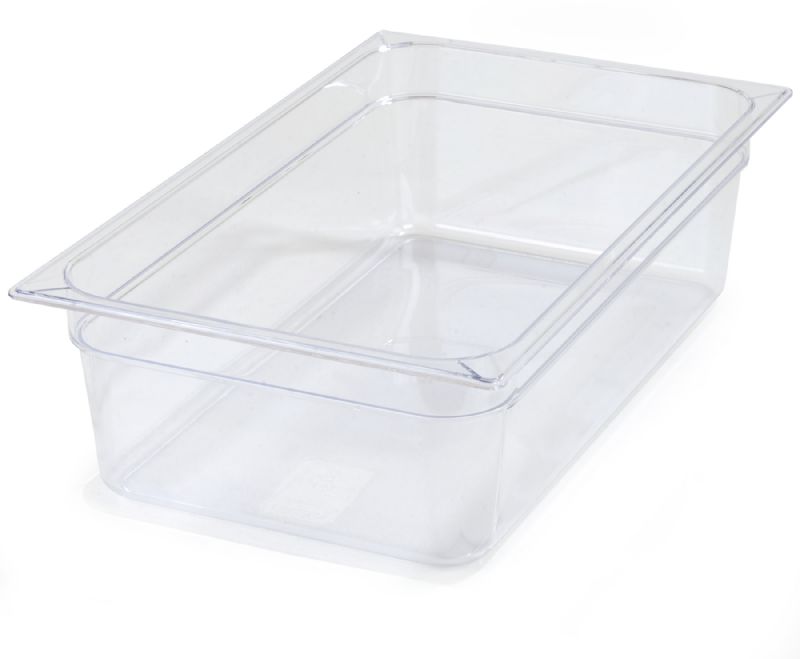 PAN FOOD PLASTIC CLEAR FULL SZ 6"DP