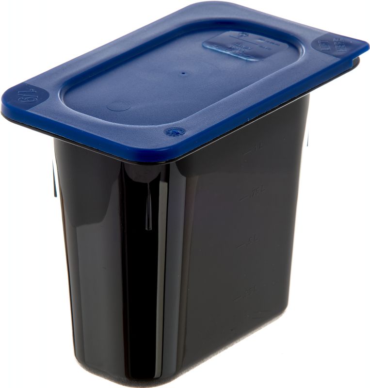 COVER FOOD PAN SOLID PLASTIC 1/9 SIZE