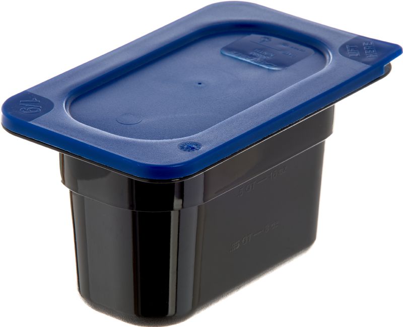 COVER FOOD PAN SOLID PLASTIC 1/9 SIZE