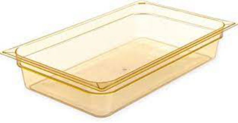PAN FOOD AMBER HI HEAT FULL SZ 4"D