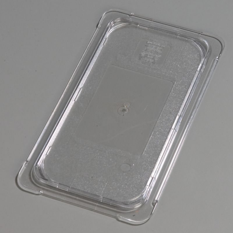 COVER FOOD PAN FLAT PLSTC CLEAR 1/3SZ