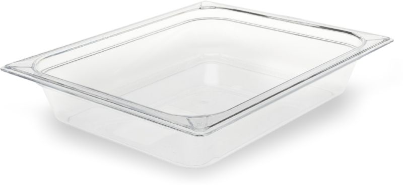 PAN FOOD CLEAR 1/2 SZ 2.5" DEEP
