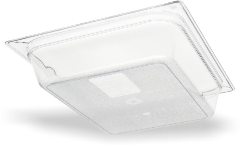 PAN FOOD CLEAR 1/2 SZ 2.5" DEEP