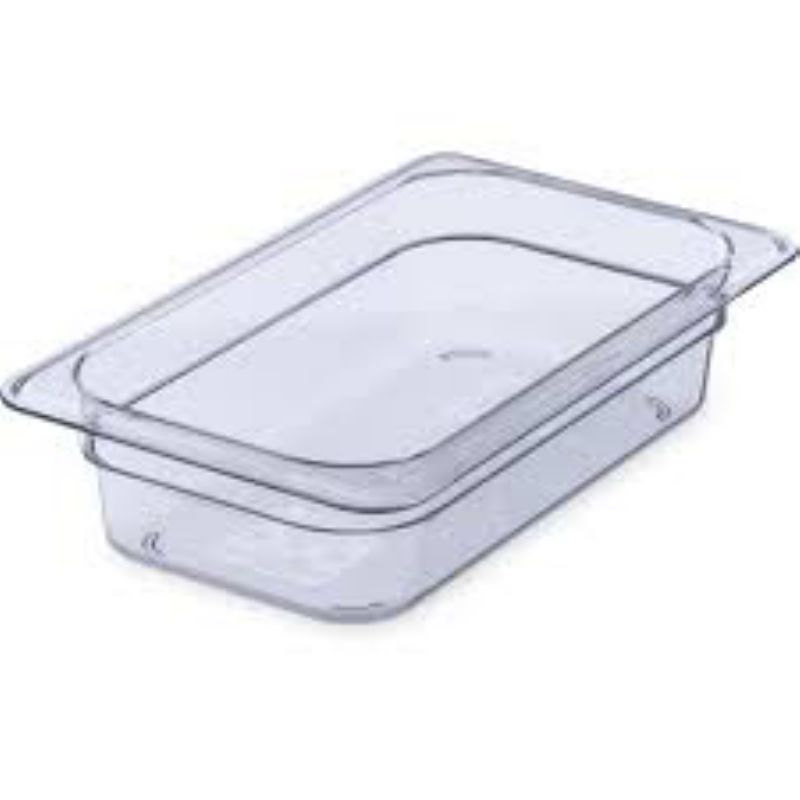 PAN FOOD CLEAR PLASTIC 1/4 SZ 2.5"DP