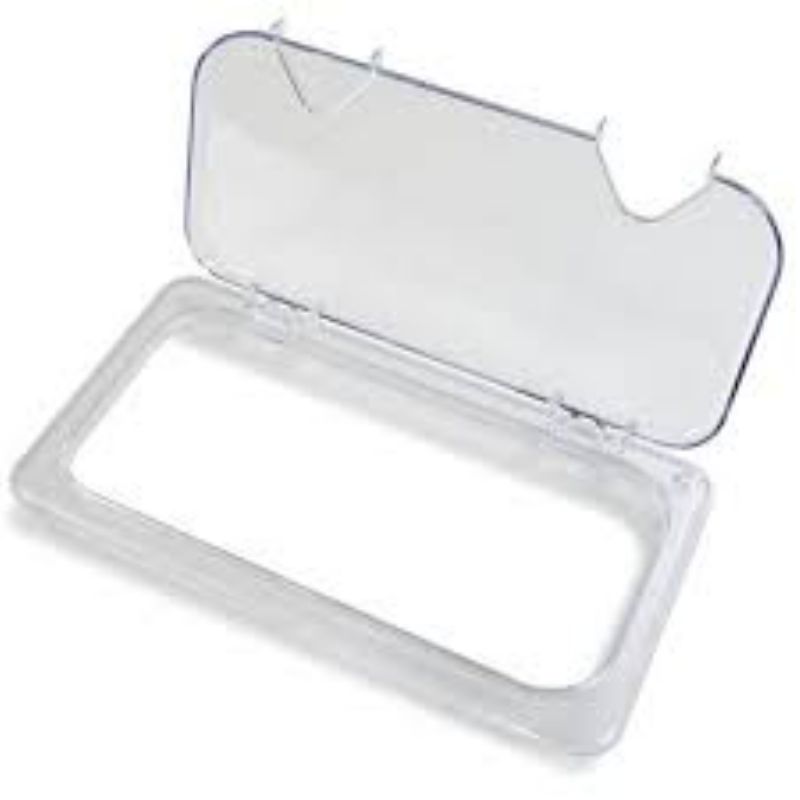 COVER FOOD PAN HINGED NOTCHED 1/3 SZ