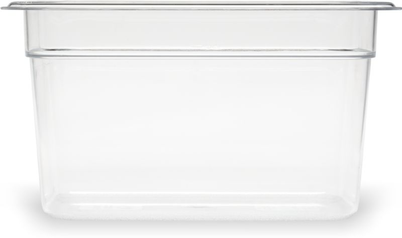 PAN FOOD CLEAR PLASTIC 1/4 SZ 6" DP