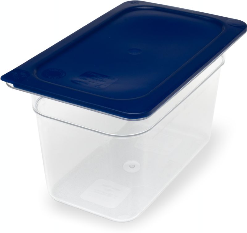 PAN FOOD CLEAR PLASTIC 1/4 SZ 6" DP