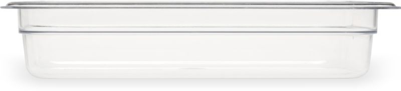 PAN FOOD PLASTIC CLEAR 1/3 SZ 2.5