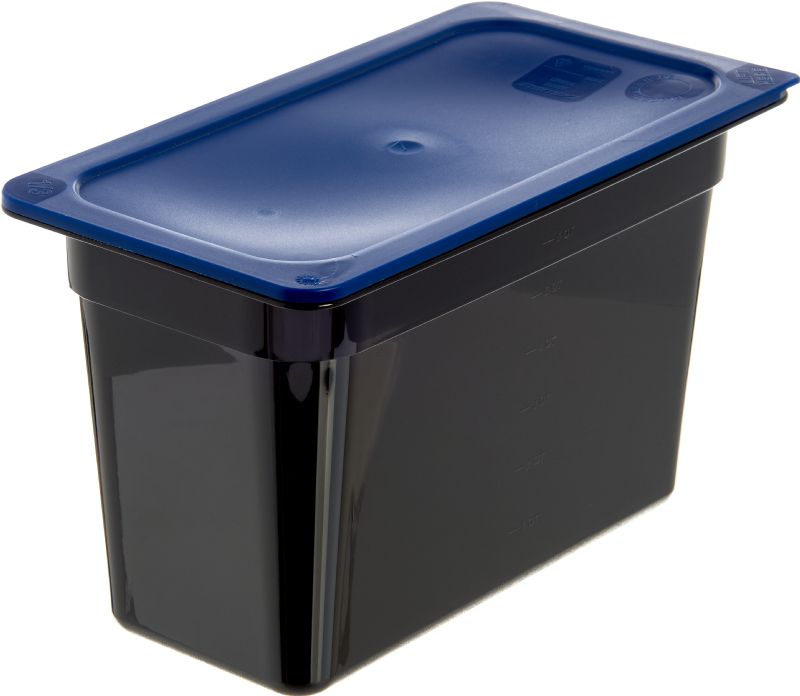 COVER FOOD PAN SNAP ON PLASTIC 1/3SZ