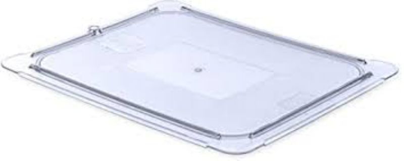 COVER FOOD PAN FLAT PLASTIC 1/2 SZ