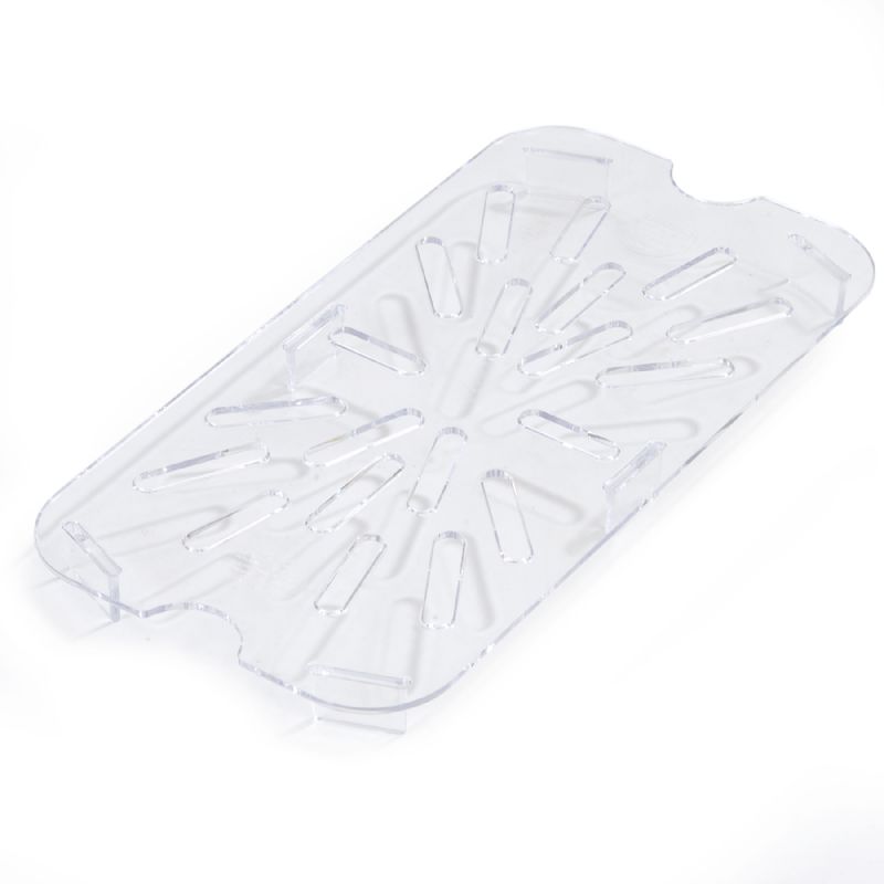 SHELF DRAIN NOTCHED FOOTED 1/4 SZ