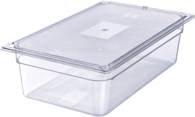 LID FOOD PAN FULL SIZE FLAT CLEAR