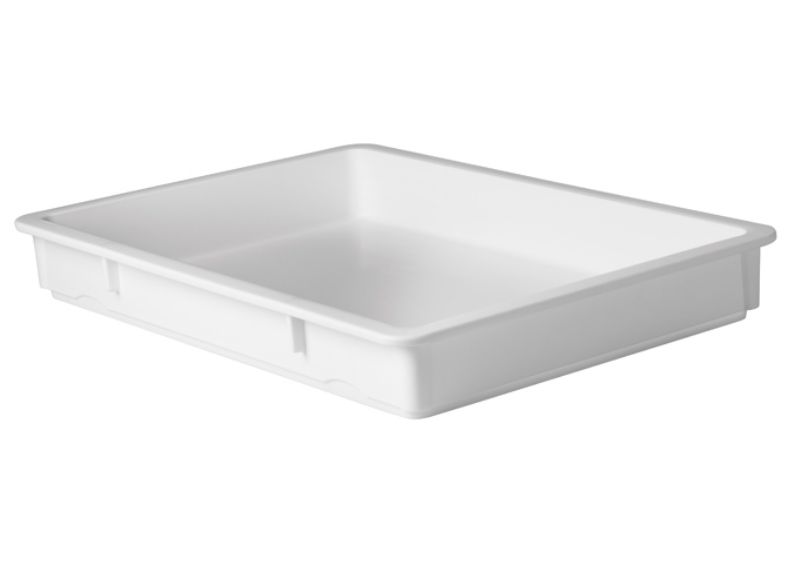 BOX DOUGH WHITE PLASTIC 26X18X3.25