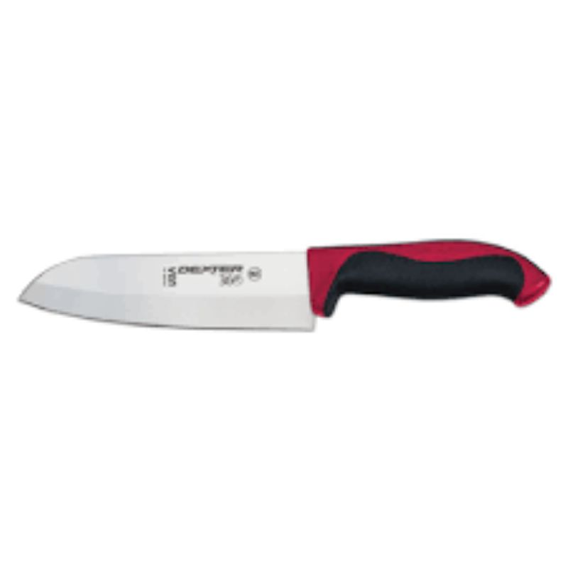 KNIFE ASIAN DEXSTEEL RED HANDLE 7