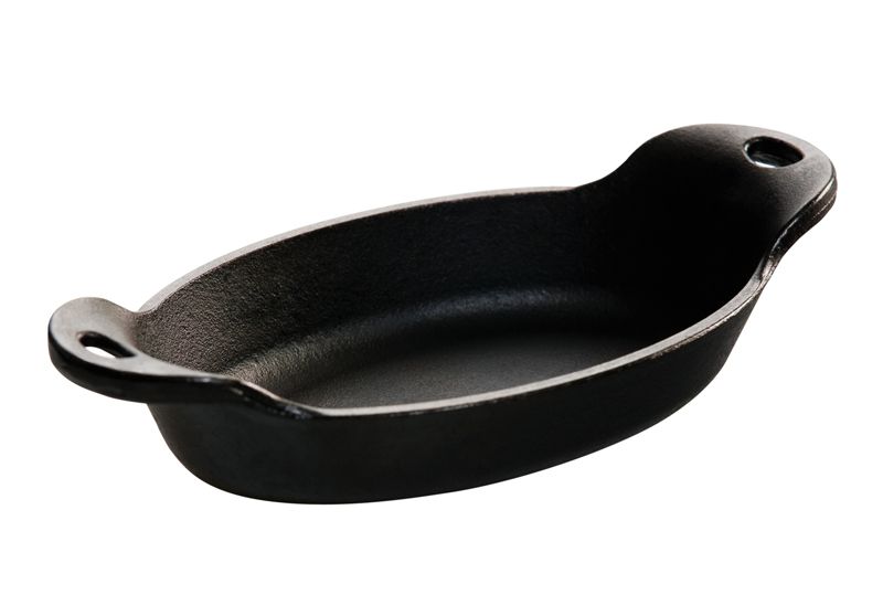 DISH BAKING CAST IRON MINI OVAL 9 OZ