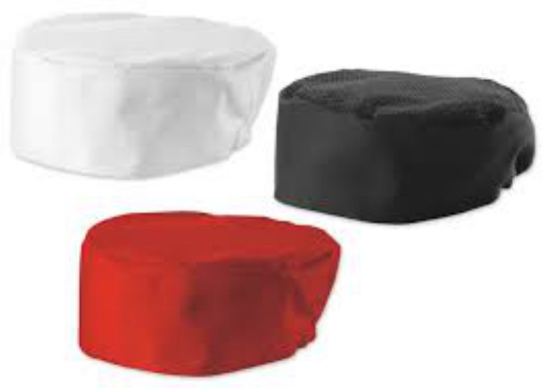 HAT CHEF PILLBOX WHITE XL 3.5 H