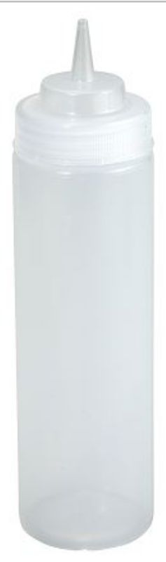BOTTLE SQUEEZE WIDE MOUTH CLR 16 OZ